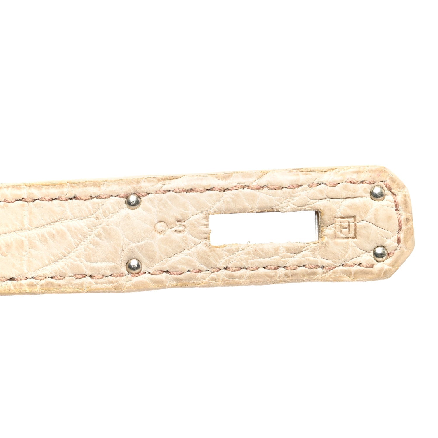 Matte Niloticus Crocodile Birkin 30 Parchemin