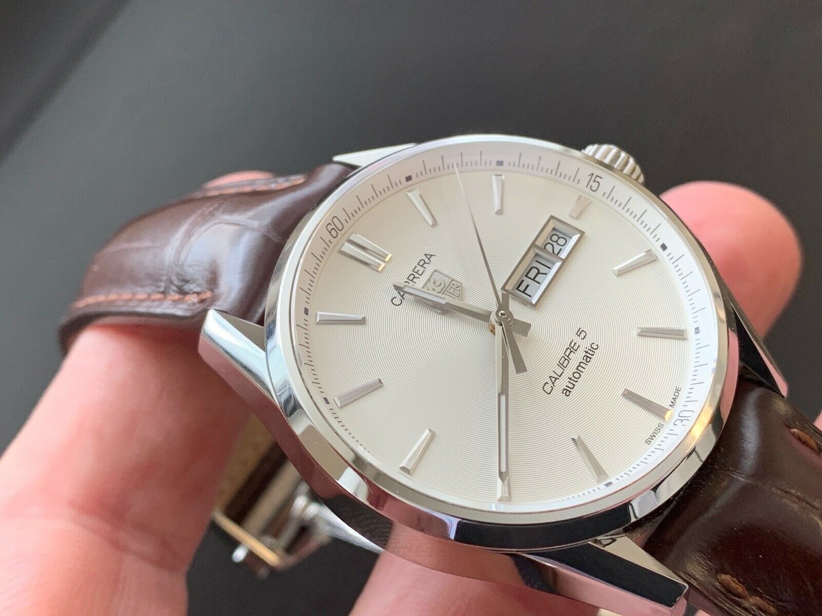 Tag Heuer Carrera Silver Dial Watch for Men - WAR201B.FC6291