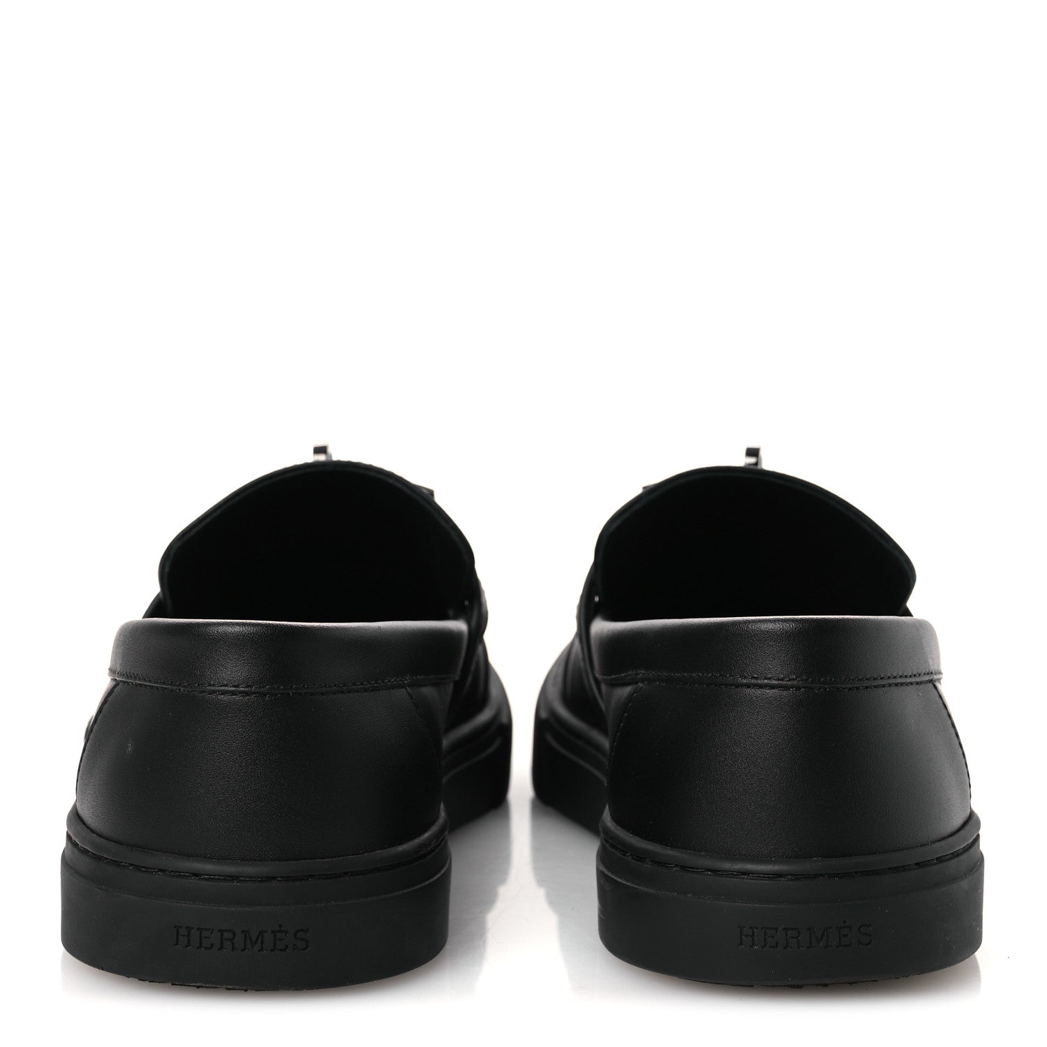 Calfskin Mens Game Slip On Sneakers 40 Black