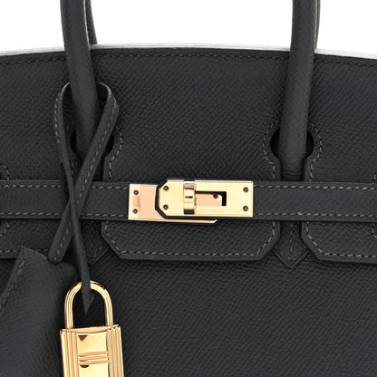 Epsom Birkin Sellier 25 Gris Misty