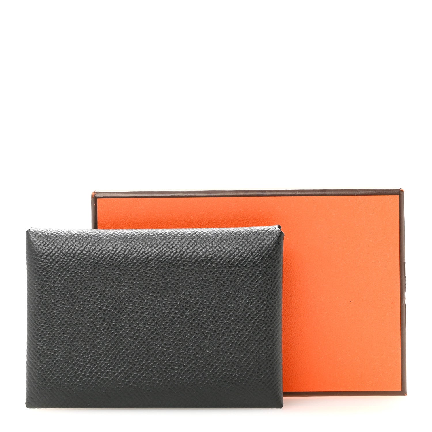 Epsom Calvi Duo Card Case Black
