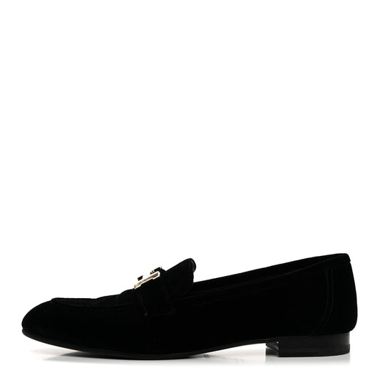 Velvet Womens Paris Loafers Black