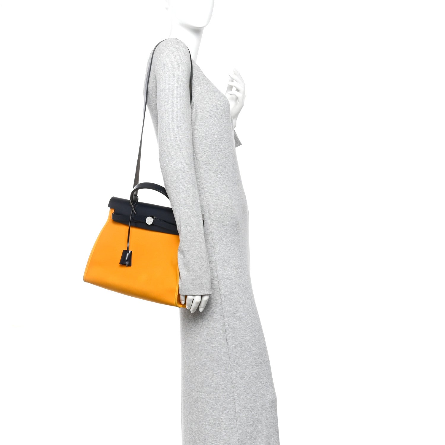 Vache Hunter Toile Herbag Zip 31 PM Jaune D'Or Bleu Izmir