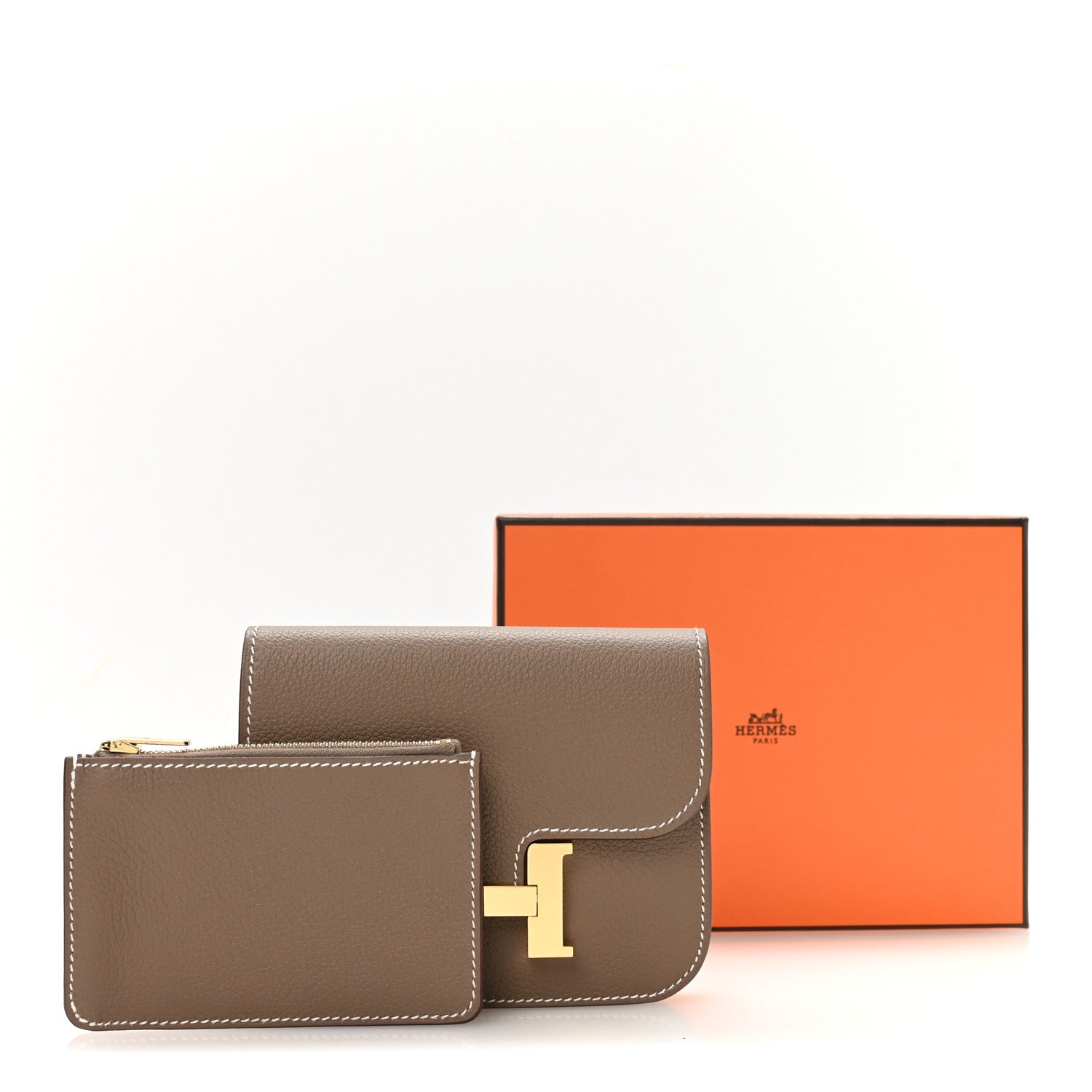 Evercolor Constance Slim Wallet Etoupe