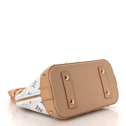 LV x TM Monogram Multicolor Alma BB White
