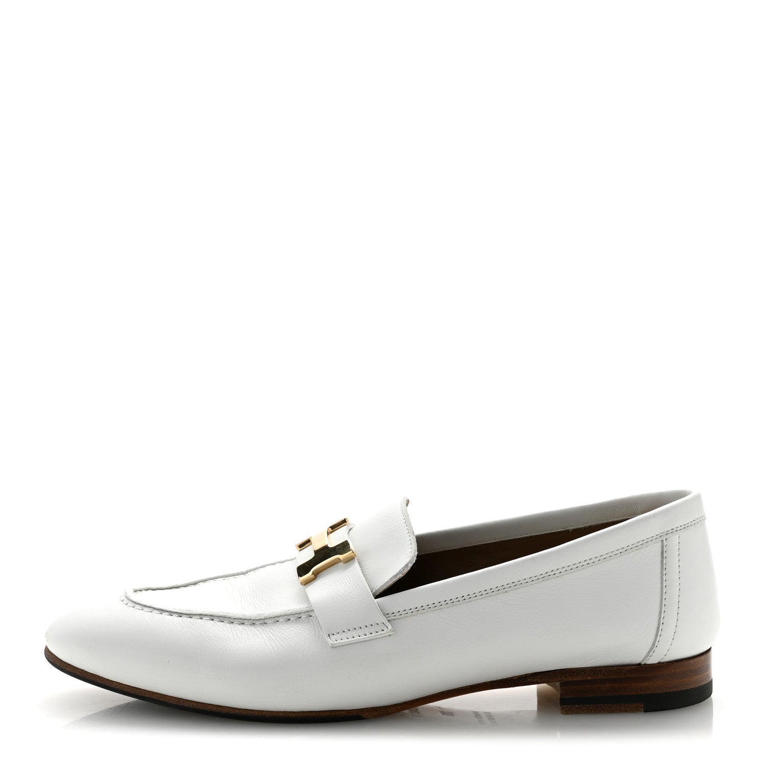 Goatskin Womens Paris Loafers 38 Beige Glaise
