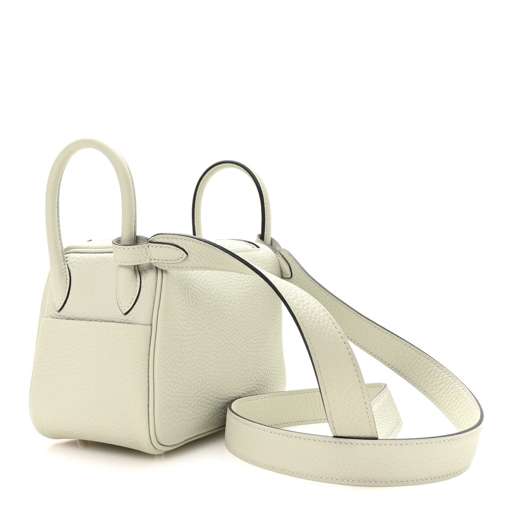 Taurillon Clemence Mini Lindy 20 Gris Neve