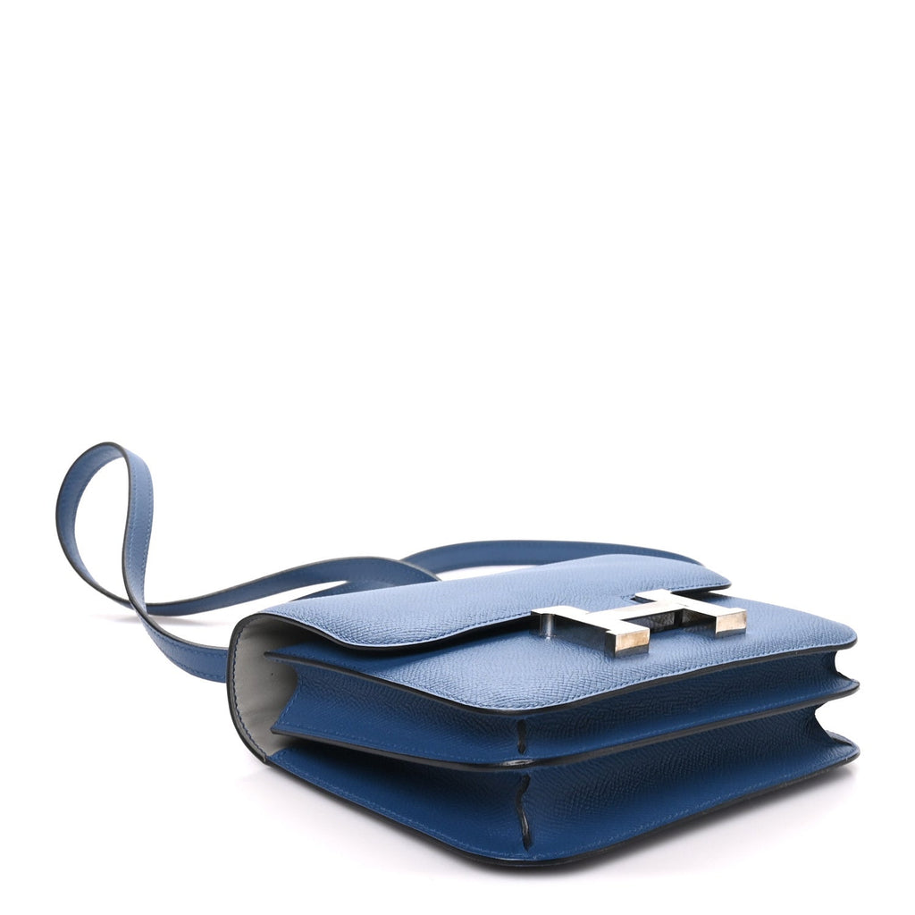 Epsom Constance Verso 18 Bleu Agate Gris Mouette