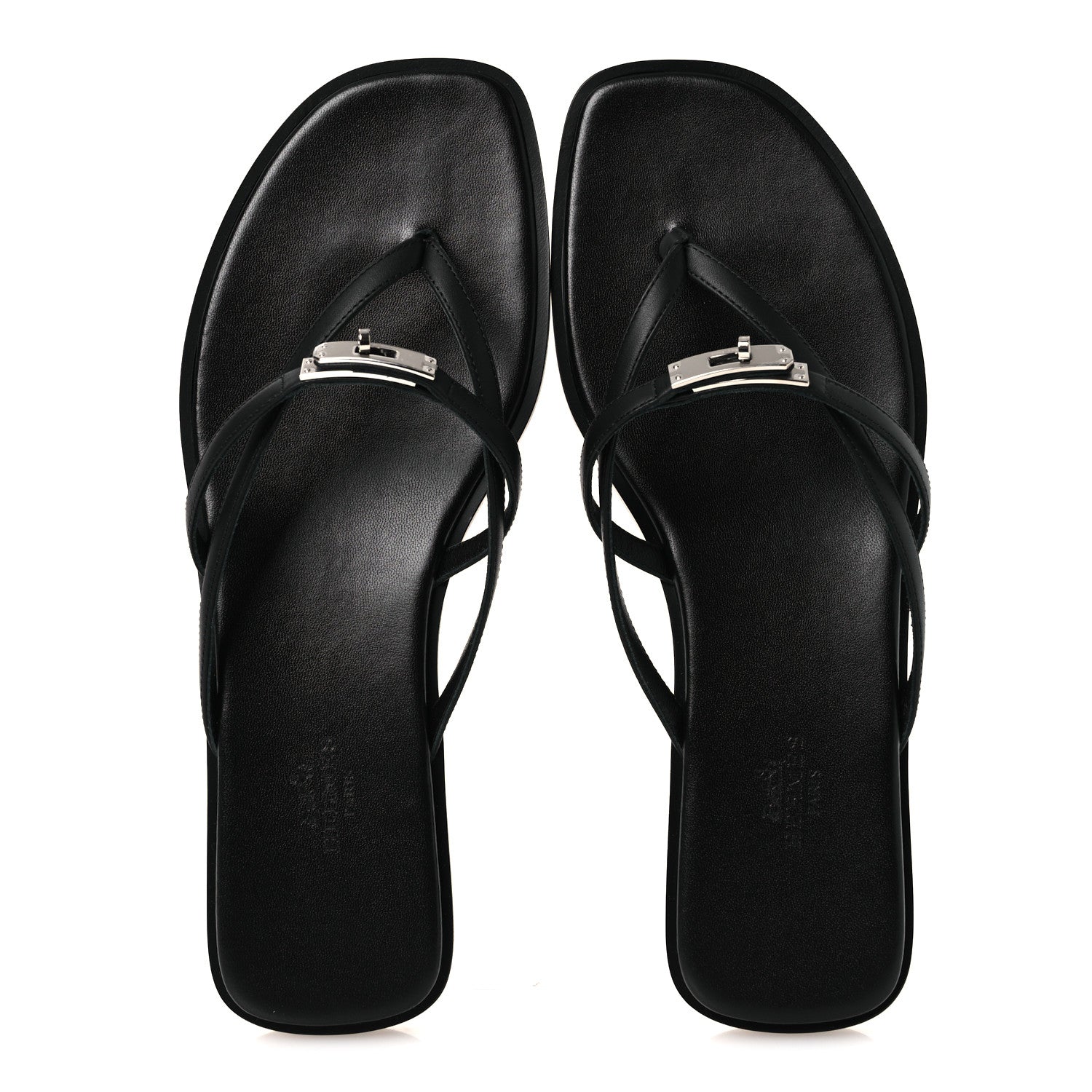Calfskin Miss Sandals 39 Black