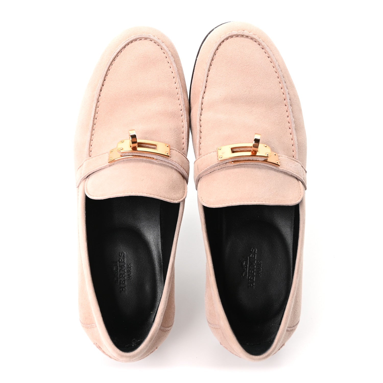 Suede Goatskin Womens Destin Loafer 35.5 Rose Opaline