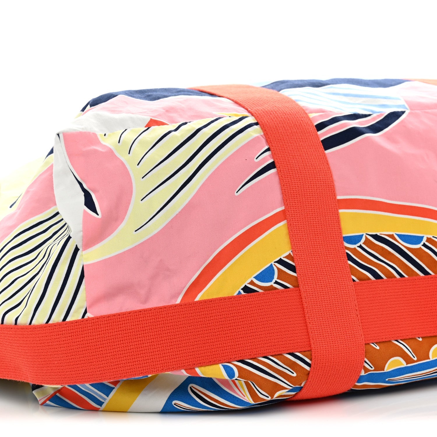 Cotton Traffic Jam Beach Bag Marine Rose