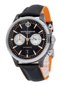 Baume & Mercier Capeland Automatic Chronograph Steel Leather Mens Watch M0A10451