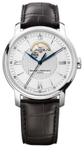 Baume & Mercier Classima Automatic Silver Dial Brown Leather Strap Mens Watch M0A8688