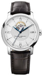 Baume & Mercier Classima Automatic Silver Dial Brown Leather Strap Mens Watch M0A8688