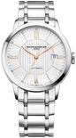 Baume & Mercier Classima Automatic Stainless Steel Silver-Tone Dial Date Mens Watch MOA10374