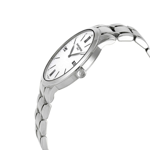 Baume & Mercier Classima Stainless Steel White Dial Date Quartz Mens Watch M0A10526