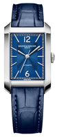 Baume & Mercier Hampton Automatic Stainless Steel Blue Dial Blue Leather Strap Mens Watch M0A10732