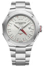 Baume & Mercier Riviera Automatic GMT Stainless Steel Silver Dial Date Mens Watch M0A10658