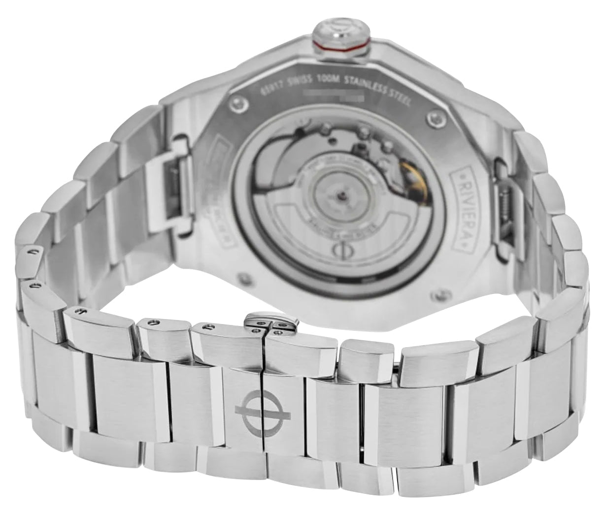 Baume & Mercier Riviera Automatic GMT Stainless Steel Silver Dial Date Mens Watch M0A10658