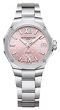 Baume & Mercier Riviera Automatic Stainless Steel Pink Dial Date Womens Watch M0A10675