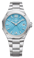 Baume & Mercier Riviera Stainless Steel Blue Dial Date Quartz Womens Watch M0A10612
