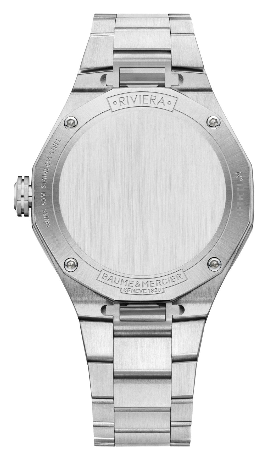 Baume & Mercier Riviera Stainless Steel Blue Dial Date Quartz Womens Watch M0A10612