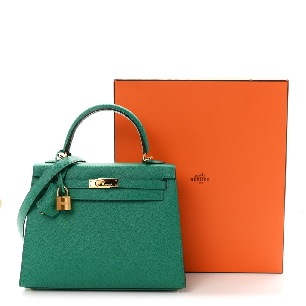 Epsom Kelly Sellier 25 Vert Jade