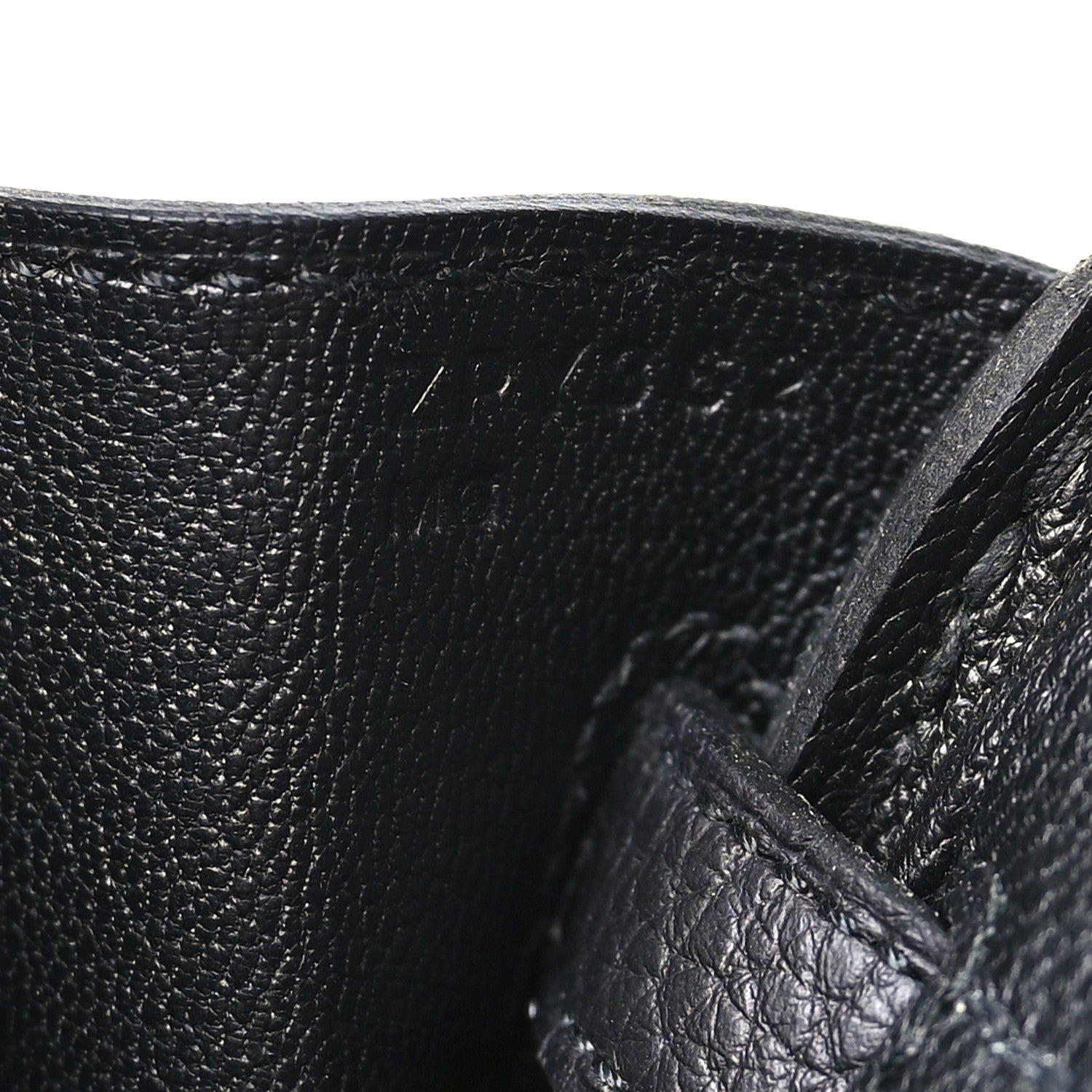 Togo Birkin 25 Black Black