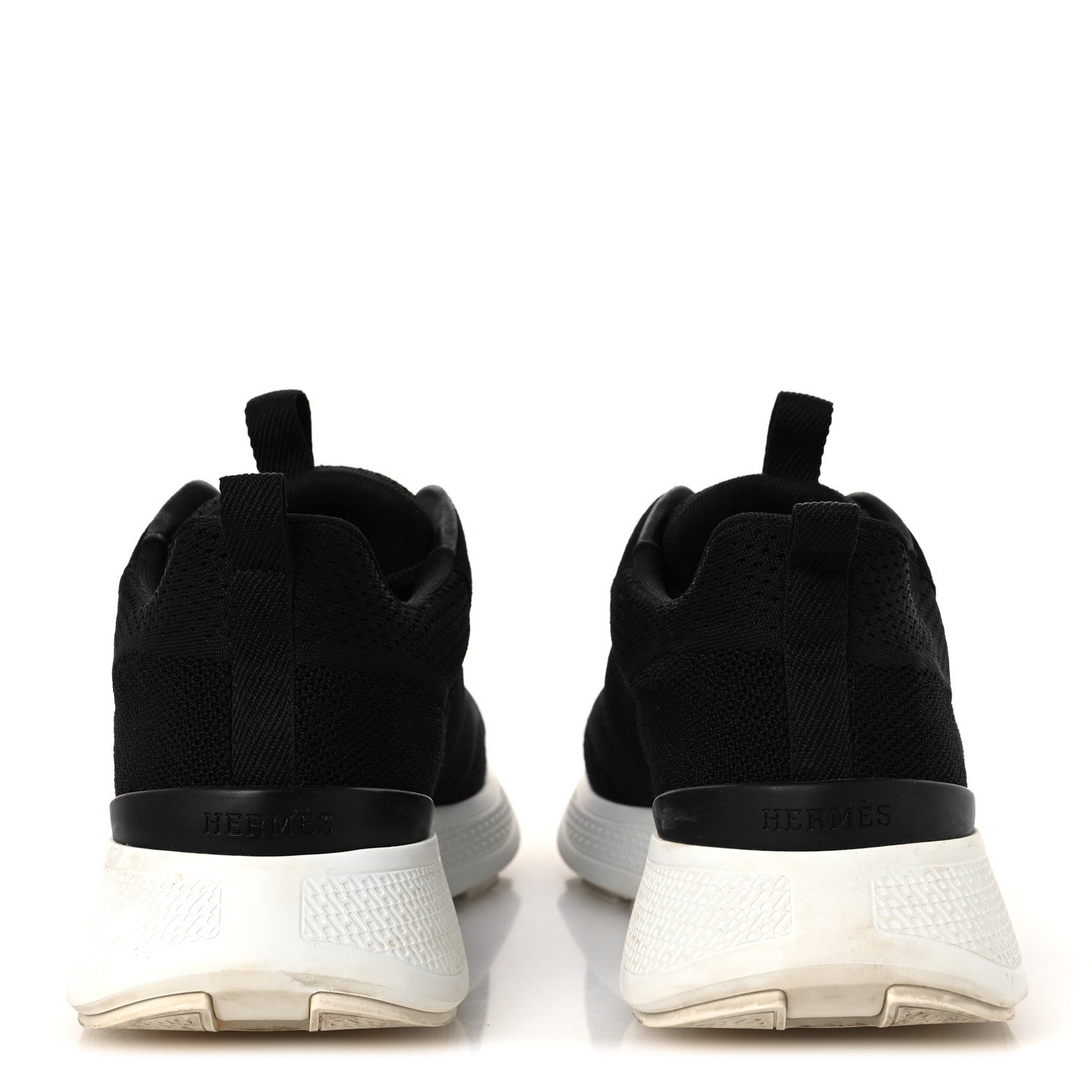 Technical Knit Suede Heros Sneakers 40 Black