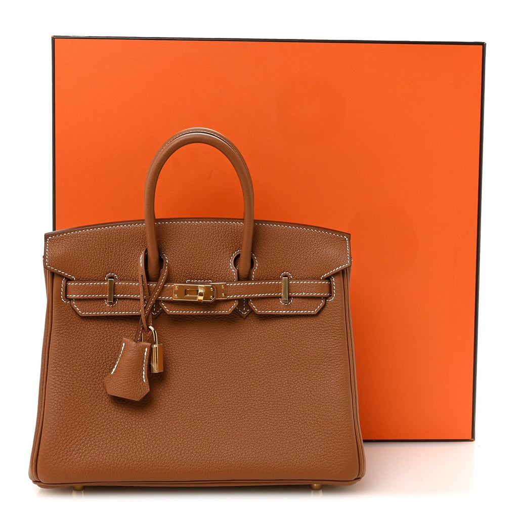 Togo Birkin 25 Gold