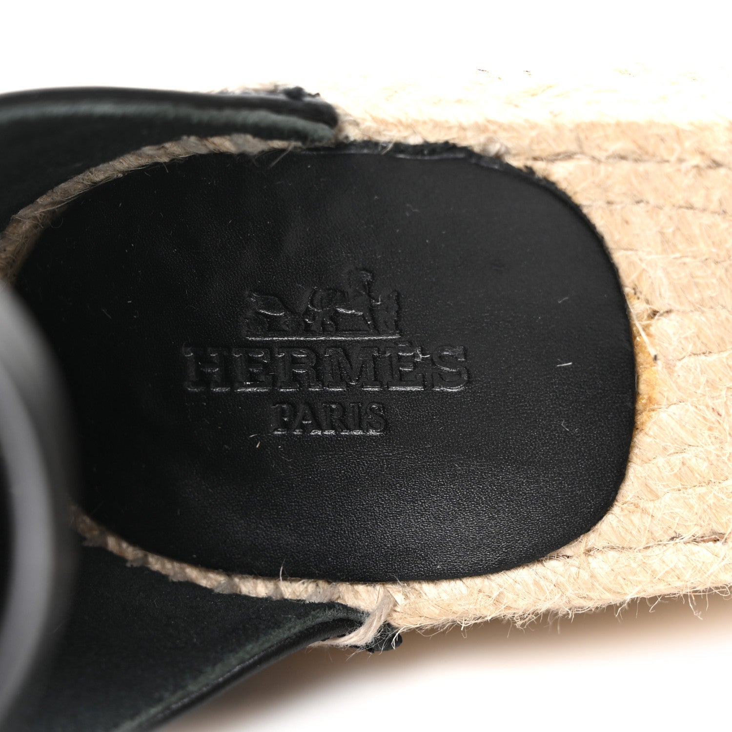 Calfskin Tipoli Espadrille Wedges 38 Black