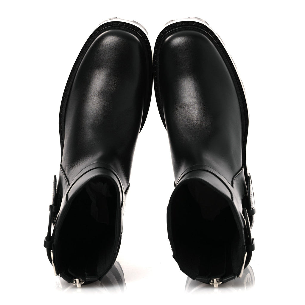 Calfskin Womens Jaimy Ankle Boots 36 Black