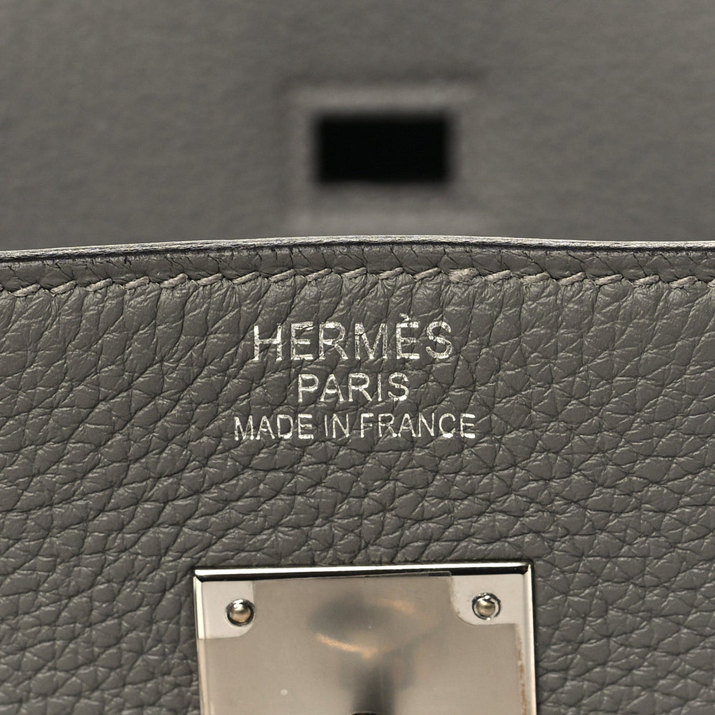 Togo Birkin 40 Gris Meyer