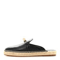Goatskin Feria Espadrille 39 Black