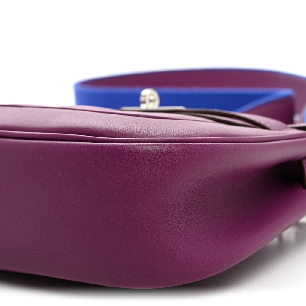 Veau Swift Mini Sac Berline Anemone Bleu Electrique