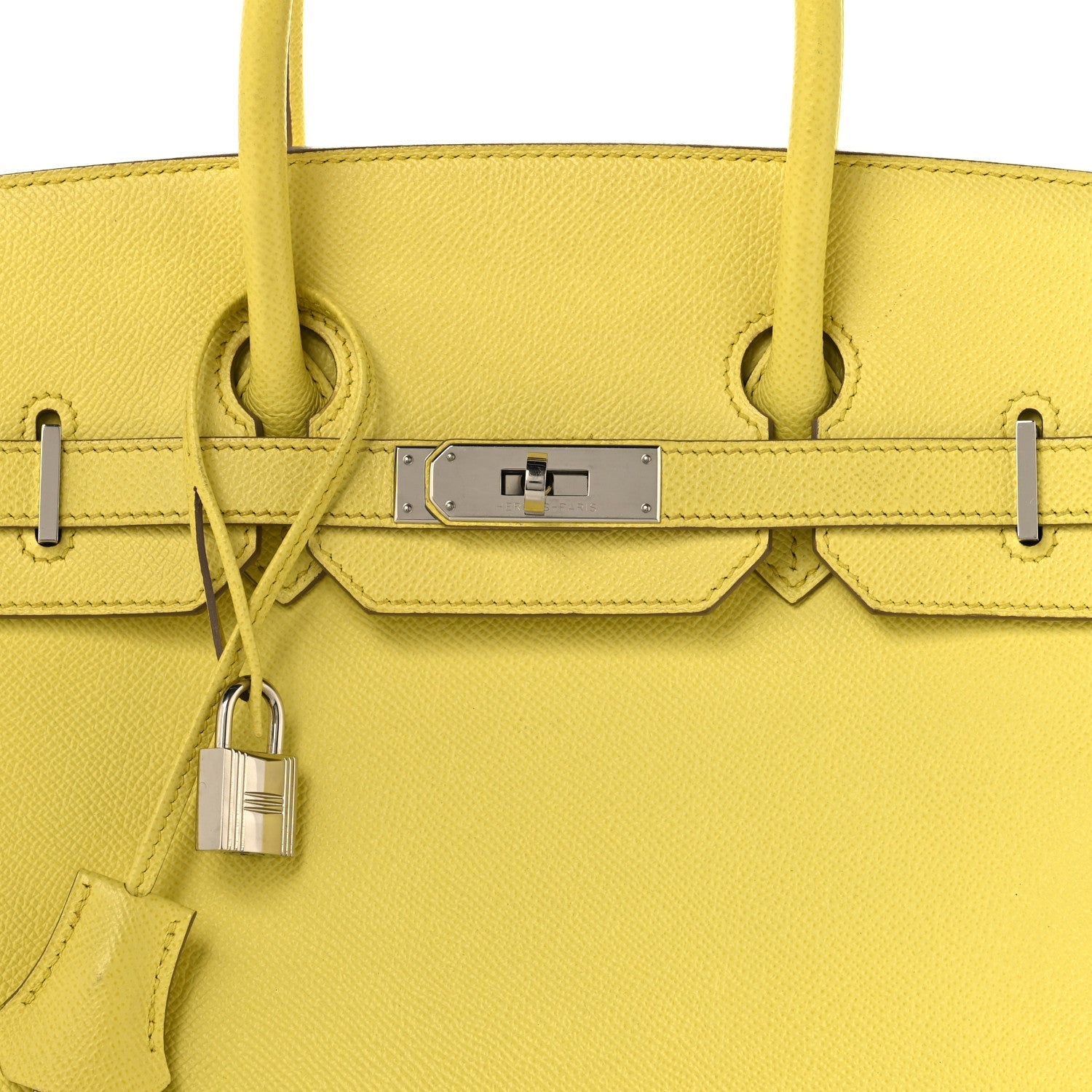Epsom Birkin 35 Lime