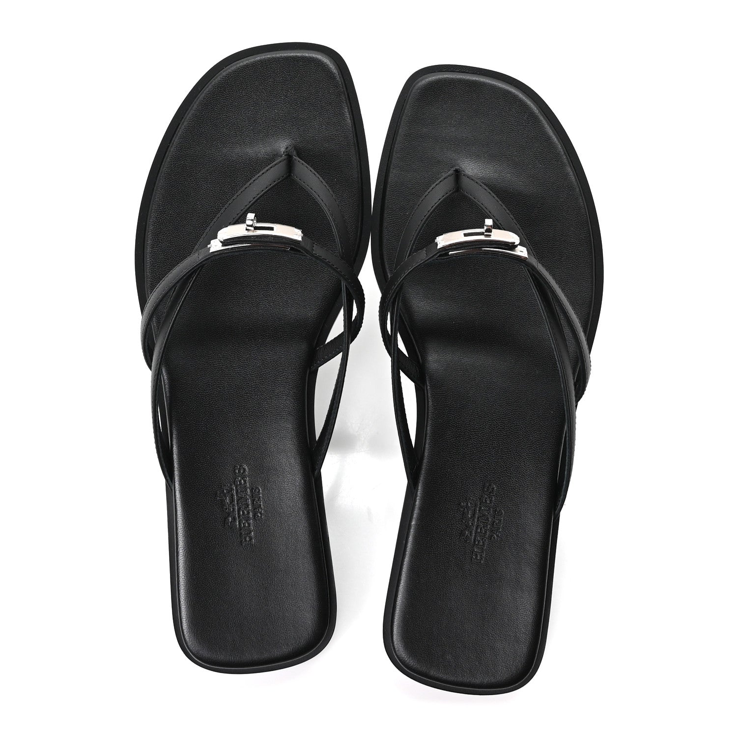 Calfskin Miss Sandals 37 Black