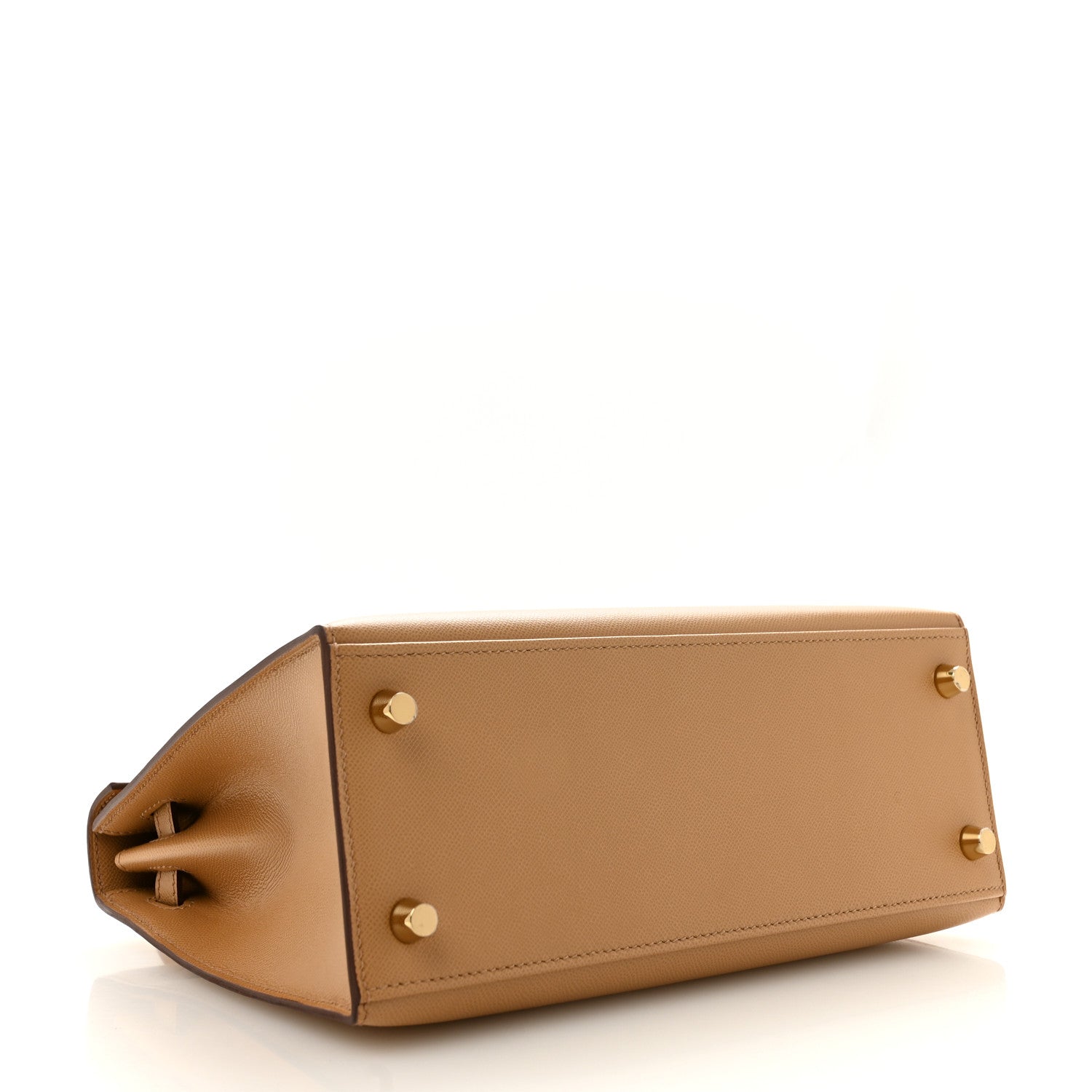 Madame Calfskin Verso Kelly Sellier 25 Biscuit White