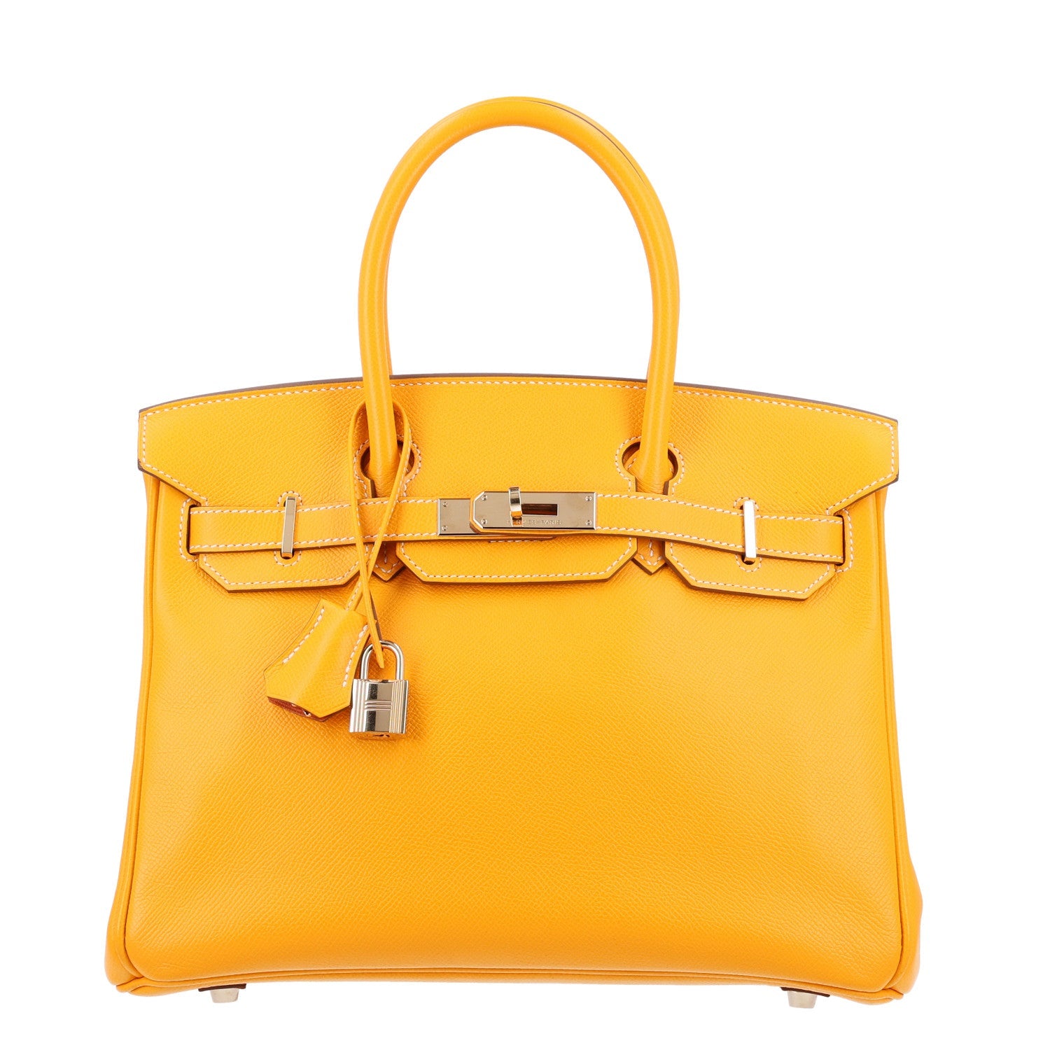 Epsom Candy Birkin 30 Jaune D'Or Feu