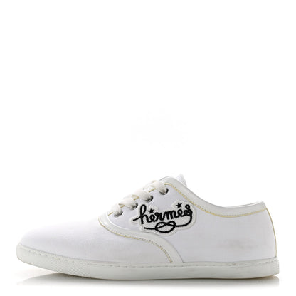 Canvas Embroidered Innocent Sneakers White