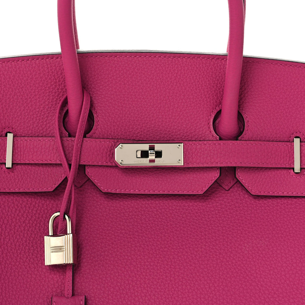 Togo Birkin 35 Rose Pourpre