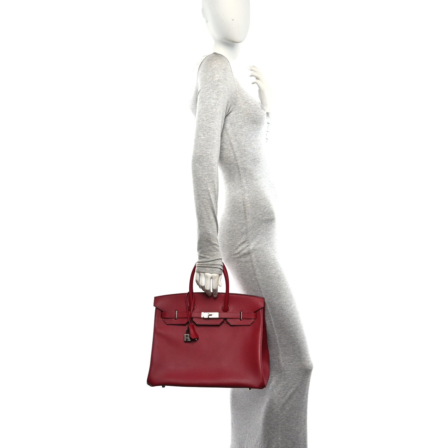 Epsom Birkin 35 Rouge Grenat