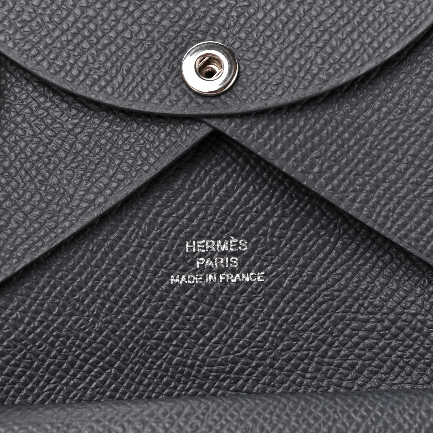 Epsom Calvi Duo Card Case Ardoise