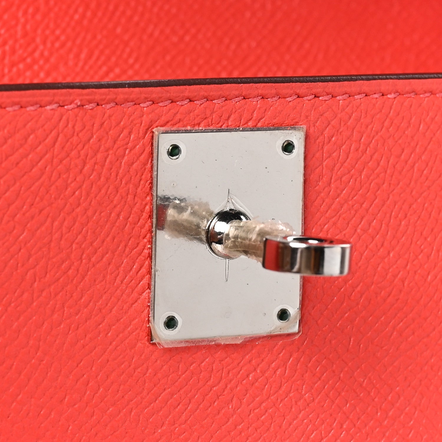 Epsom Kelly Cut Clutch Pochette Rose Jaipur