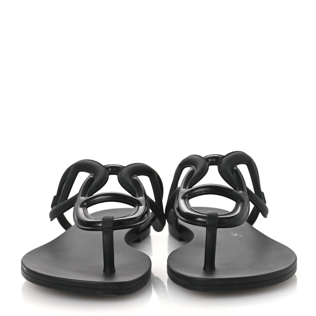 Rubber Womens Egerie Sandals 36 Black