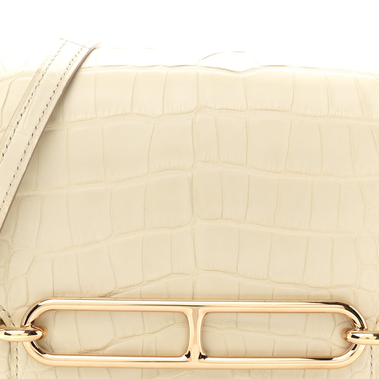 Matte Alligator Mini Sac Roulis Beton