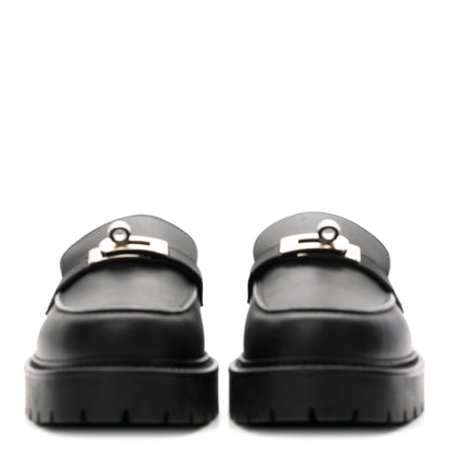 Calfskin First Derby Shoes Black