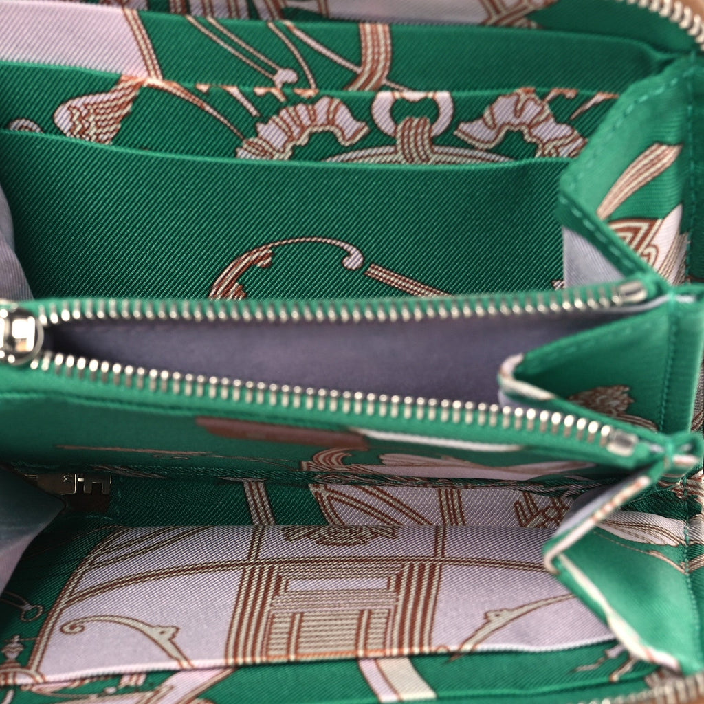 Epsom Silk'in Compact Wallet Gold