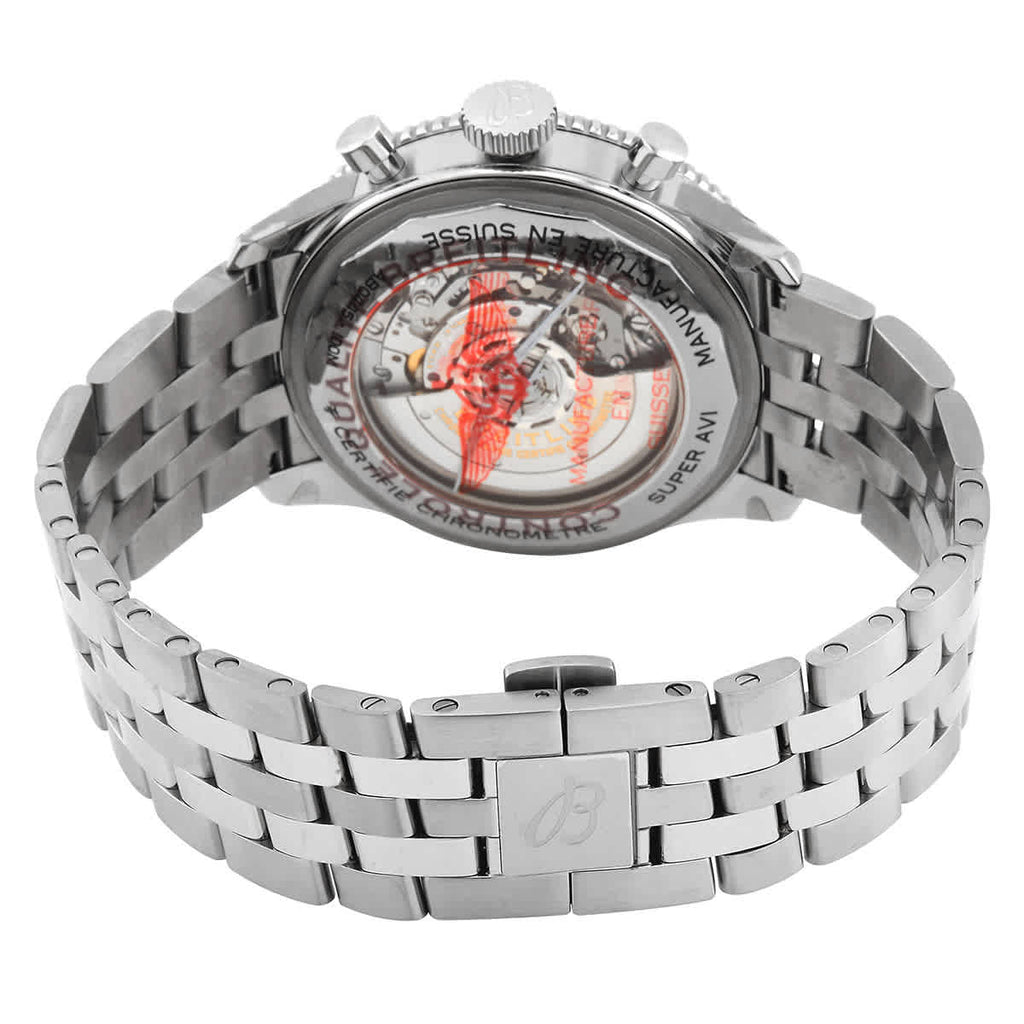 Breitling Aviator Super AVI Curtiss Warhawk Steel GMT Men's Watch AB04452A1L1A1