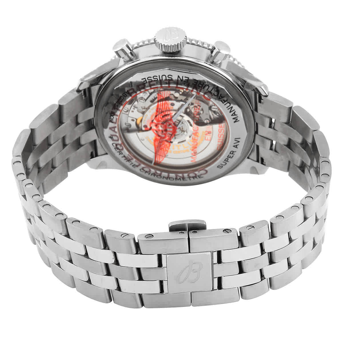 Breitling Aviator Super AVI Curtiss Warhawk Steel GMT Men's Watch AB04452A1L1A1